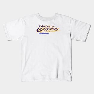 Defunct Lancaster Lightning CBA Basketball Kids T-Shirt